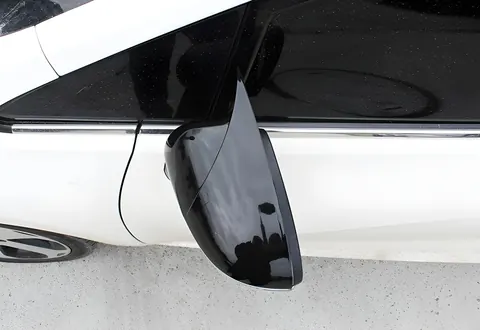 Накладки на дзеркала BMW-Style (Без поворота, 2 шт) для Kia Rio 2012-2017 рр — Kia Rio 2012-2017 гг. DianaParts