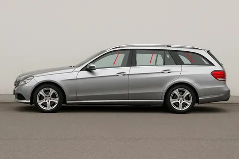 Окантовка вікон (SW) (6 шт, нерж.) для Mercedes E-сlass W212 2009-2016 рр — Mercedes E-сlass W212 2009-2016 гг. DianaParts