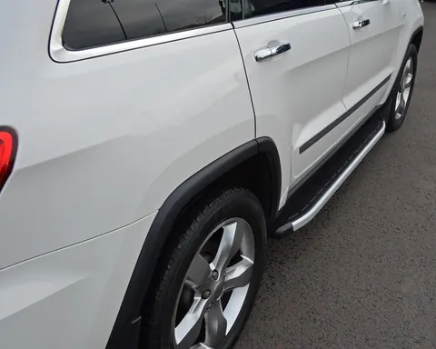Бокові пороги Fullmond (2 шт, алюм.) для Kia Sportage 2010-2015 рр — Kia Sportage 2010-2015 гг. DianaParts