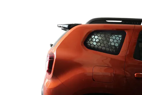 Накладки на задні вікна OmsaLine (2 шт, ABS) для Renault Duster 2018-2024 рр — Renault Duster 2018-2024 гг. DianaParts