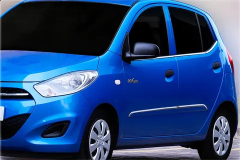 Окантовка вікон (6 шт, нерж.) для Hyundai I-10 2008-2013 рр — Hyundai I-10 2008-2013 гг. DianaParts