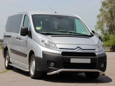 Передній захист ST007 (нерж.) 60 мм для Citroen Jumpy 2007-2017 рр — Citroen Jumpy 2007-2017 гг. DianaParts