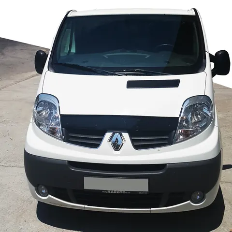 Дефлектор капота коротка (EuroCap) для Opel Vivaro 2001-2015 рр — Opel Vivaro 2001–2015 гг. DianaParts