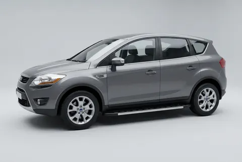 Бокові пороги Duru (2 шт., Алюміній) для Ford Kuga 2008-2013 рр — Ford Kuga 2008-2013 гг. DianaParts
