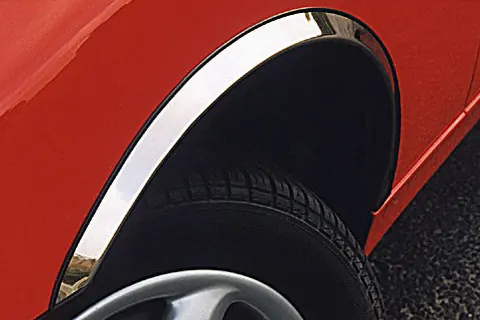 Накладки на арки (4 шт, нерж) для Mercedes CLK W209 2002-2010 рр — Mercedes CLK W209 2002-2010 гг. DianaParts