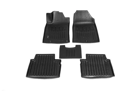 Килимки Stingray 3D (5 шт, поліуретан) для Kia Ceed 2018- рр — Kia Ceed 2018- гг. DianaParts