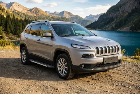 Бокові пороги Duru (2 шт., Алюміній) для Jeep Cherokee KL 2013- рр — Jeep Cherokee KL 2013- гг. DianaParts