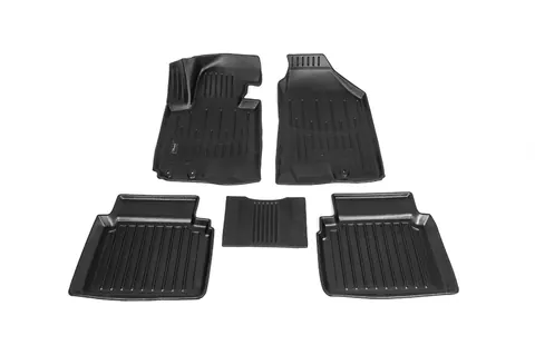Килимки Stingray 3D (5 шт, поліуретан) для Hyundai IX-35 2010-2015 рр — Hyundai IX-35 2010-2015 гг. DianaParts
