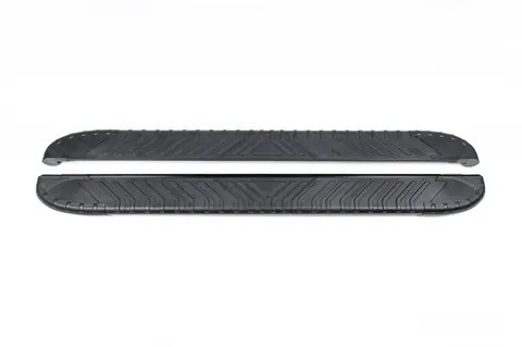 Бокові пороги Bosphore Black (2 шт., Алюміній) для Nissan Armada 2016-2024 рр — Nissan Armada 2016-2024 гг. DianaParts