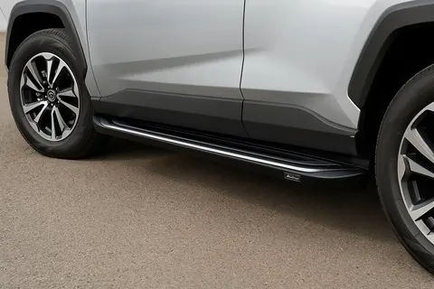 Бокові пороги OEM V2B (2 шт, алюміній) для Toyota Rav 4 2019-2025 рр — Toyota Rav 4 2019–2025 гг. DianaParts