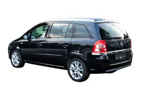 Зовнішня окантовка стекол (8 част., Нерж) Carmos - Турецька сталь для Opel Zafira B 2005-2011 рр — Opel Zafira B 2005–2011 гг. DianaParts
