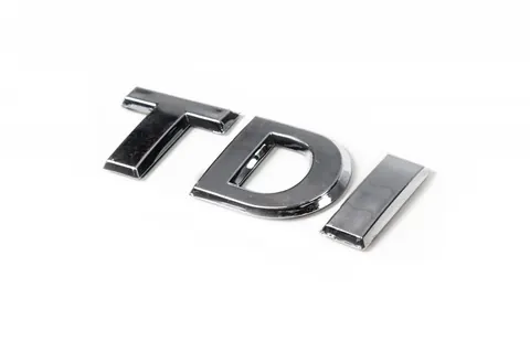 Напис TDI (під оригінал) Всі хром для Volkswagen Jetta 2011-2018 рр — Volkswagen Jetta 2011-2018 гг. DianaParts