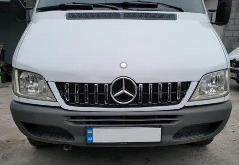 Передня решітка GT Panamericana Chrome Eco (CDI, 2002-2006 рр.) для Mercedes Sprinter W901/902/903/904/905 рр — Mercedes Sprinter W901/902/903/904/905 1995–2006 гг. DianaParts