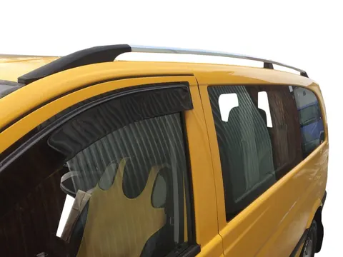 Рейлінги Хром DDU (пласт. ніжки) Коротка база (SHORT) для Mercedes Vito W639 2004-2014 рр — Mercedes Vito W639 2004-2014 гг. DianaParts