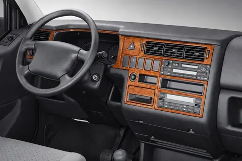 Накладки на торпеду (1999-2003) дерево для Volkswagen T4 Caravelle/Multivan рр — Volkswagen T4 Caravelle/Multivan 1990–2003 гг. DianaParts