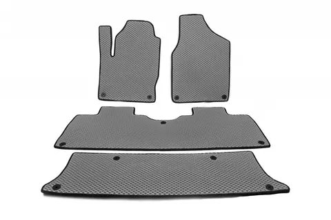 Килимки EVA (3 ряди, сірі) для Volkswagen Sharan 1995-2010 рр — Volkswagen Sharan 1995-2010 гг. DianaParts