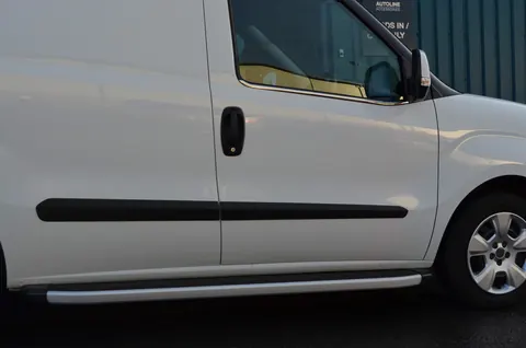 Окантовка стекол (нерж.) 4 шт, OmsaLine - Італійська нержавейка для Opel Combo 2012-2018 рр — Opel Combo 2012-2018 гг. DianaParts