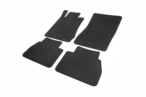 Гумові килимки (4 шт, Polytep) для Mercedes E-сlass W211 2002-2009 рр — Mercedes E-сlass W211 2002-2009 гг. DianaParts