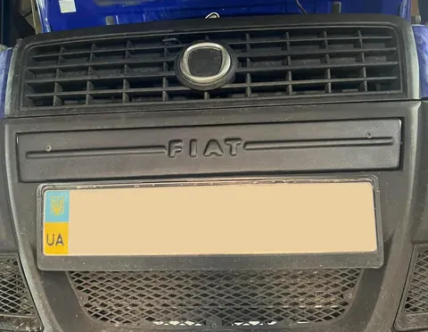 Середня зимова накладка на решітку Матова для Fiat Doblo I 2005-2010 рр — Fiat Doblo I 2005-2010 гг. DianaParts