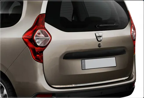 Накладки на кромка багажника (нерж.) для Renault Lodgy 2013-2022 рр — Renault Lodgy 2013-2022 гг. DianaParts
