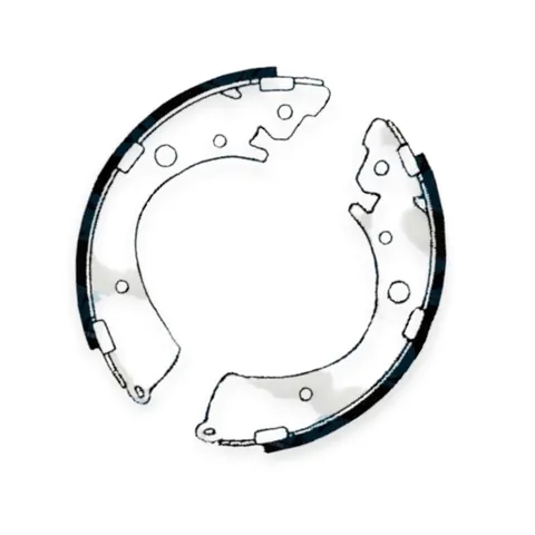Колодки барабанні Honda Accord, Civic 85- (d200x37mm) (LPR-Samko) — Гальмівна система DianaParts