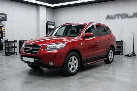 Бокові пороги Maya Red-Black (2 шт., Алюміній) для Hyundai Santa Fe 2 2006-2012 рр — Hyundai Santa Fe 2 2006-2012 гг. DianaParts