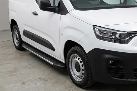 Бокові пороги Duru (2 шт., алюміній) Довга база для Peugeot Partner/Rifter 2019- рр — Peugeot Partner/Rifter 2019- гг. DianaParts