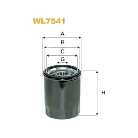 Фільтр масляний Subaru Impreza V, IV (13-16) WIX FILTERS — Фільтри DianaParts