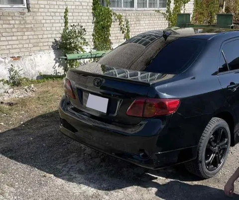Накладка на задній бампер (під фарбування) для Toyota Corolla 2007-2013 рр — Toyota Corolla 2007-2013 гг. DianaParts