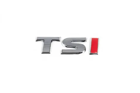 Напис TSI (під оригінал) TS-хром, I-червона для Volkswagen Jetta 2011-2018 рр — Volkswagen Jetta 2011-2018 гг. DianaParts