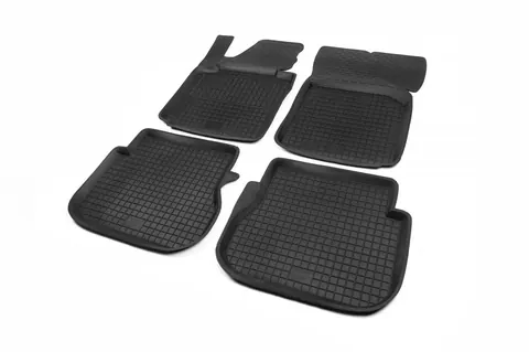 Гумові килимки з бортом (4 шт, Polytep) для Volkswagen Caddy 2015-2020 рр — Volkswagen Caddy 2015-2020 гг. DianaParts