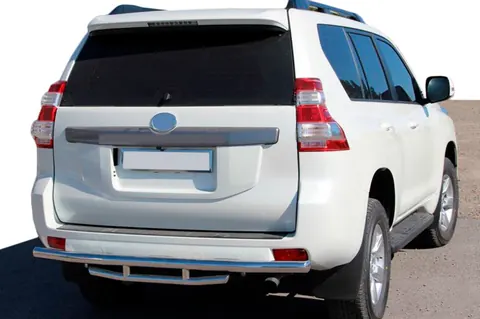 Задня дуга AK002-2v1 (нерж) для Toyota Land Cruiser Prado 150 2009-2023 рр — Toyota Land Cruiser Prado 150 2009-2023 гг. DianaParts