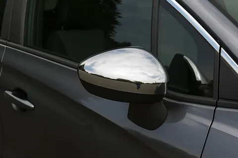 Накладки на дзеркала (2 шт., Нерж.) OmsaLine - Італійська нержавійка для Citroen C-5 2008-2017 рр — Citroen C-5 2008-2017 гг. DianaParts