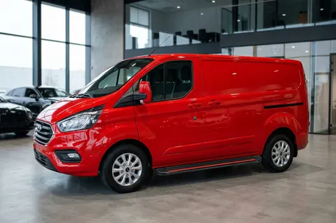 Бокові пороги Maya Red (2 шт., алюміній) Коротка база для Ford Custom 2013-2022 рр — Ford Custom 2013-2022 гг. DianaParts