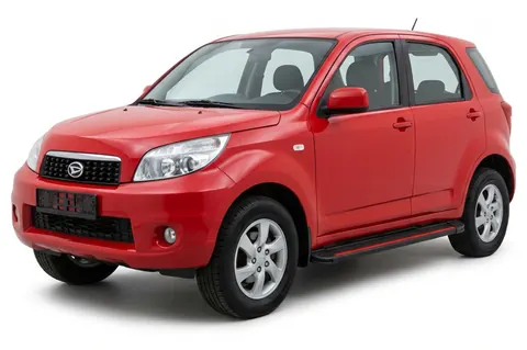 Бокові пороги Maya Red (2 шт., алюміній) для Daihatsu Terios 2006-2017 рр — Daihatsu Terios 2006-2017 гг. DianaParts