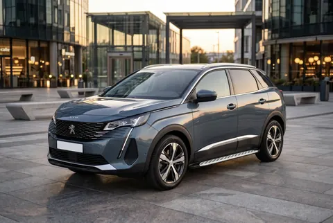 Бокові пороги Shining V1 (2 шт., Алюміній) для Peugeot 3008 2016-2023 рр — Peugeot 3008 2016-2023 гг. DianaParts