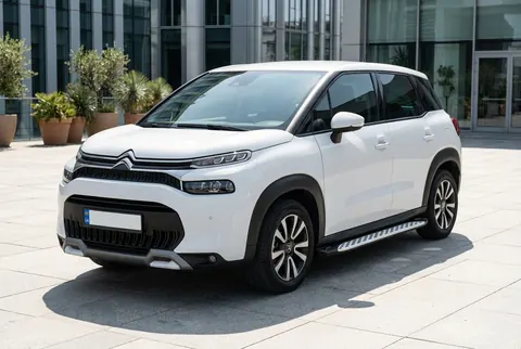 Бокові пороги Shining V1 (2 шт., Алюміній) для Citroen C-3 Aircross 2017-2024 рр — Citroen C-3 Aircross 2017-2024 гг. DianaParts