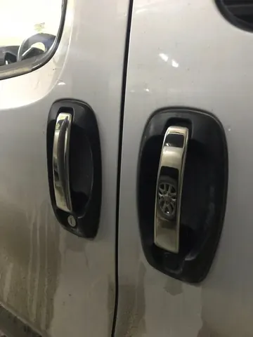 Накладки на ручки (4 шт, нерж) Carmos - Турецька сталь для Peugeot Bipper 2008-2017 рр — Peugeot Bipper 2008-2017 гг. DianaParts