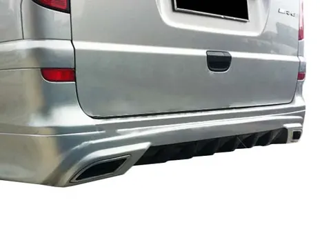 Накладка на задній бампер AMG (під фарбування) для Mercedes Viano 2004-2014 рр — Mercedes Viano 2004-2014 гг. DianaParts