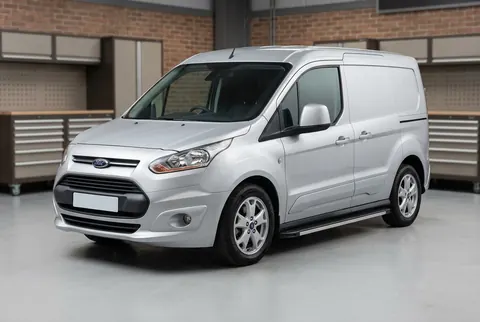Бокові пороги Maya (2 шт., алюміній) Стандартна база для Ford Connect 2014-2021 рр — Ford Connect 2014-2021 гг. DianaParts