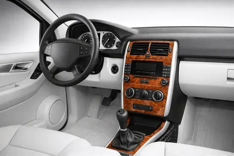 Накладки на панель карбон для Mercedes B-class W245 2005-2011 рр — Mercedes B-class W245 2005-2011 гг. DianaParts