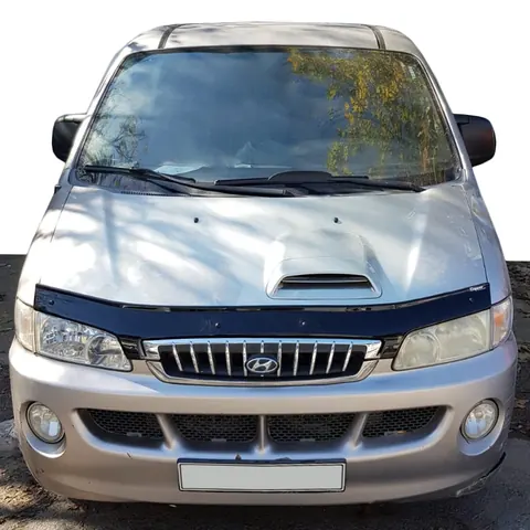Дефлектор капоту (EuroCap) для Hyundai H200, H1, Starex 1998-2007 рр — Hyundai H200, H1, Starex 1998-2007 гг. DianaParts