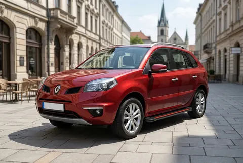 Бокові пороги Maya Red (2 шт., алюміній) для Renault Koleos 2008-2016 рр — Renault Koleos 2008-2016 гг. DianaParts