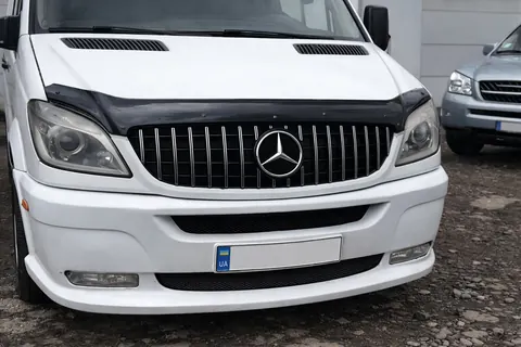 Передня решітка GT Panamericana Chrome (2006-2013) для Mercedes Sprinter W906 рр — Mercedes Sprinter W906 2006–2018 гг. DianaParts