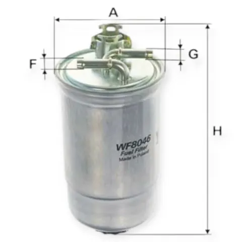 Фільтр паливний Volkswagen LT 2.5-2.8TDI (1996-2006) WIX FILTERS — Фільтри DianaParts
