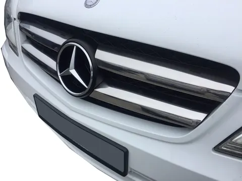 Накладки на решітку 2010-2015 (нерж) OmsaLine - Італійська нержавійка для Mercedes Vito W639 рр — Mercedes Vito W639 2004-2014 гг. DianaParts