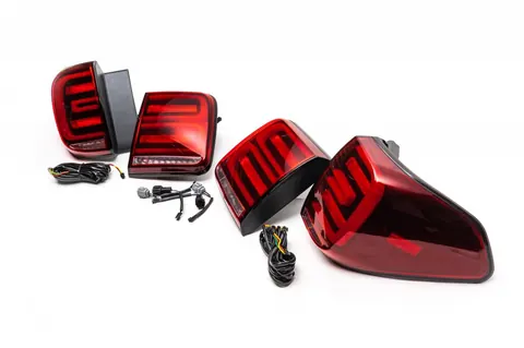 Задні LED ліхтарі (RED-Sequential) для Nissan Patrol Y62 2010-2024 рр — Nissan Patrol Y62 2010-2024 гг. DianaParts