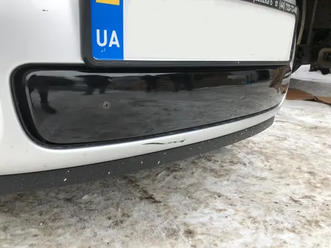 Зимова накладка на решітку (2007-2010, нижня) Матова для Skoda Roomster рр — Skoda Roomster 2006-2015 гг. DianaParts