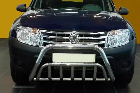 Кенгурятник WT002 (нерж) для Dacia Duster 2008-2018 рр — Dacia Duster 2008-2018 гг. DianaParts