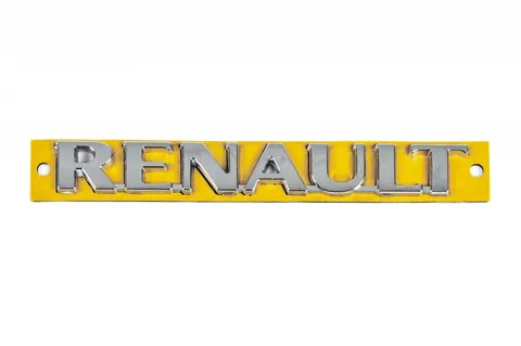 Напис Renault 5255A (131мм на 16мм) для Renault Clio III 2005-2012 рр — Renault Clio III 2005-2012 гг. DianaParts